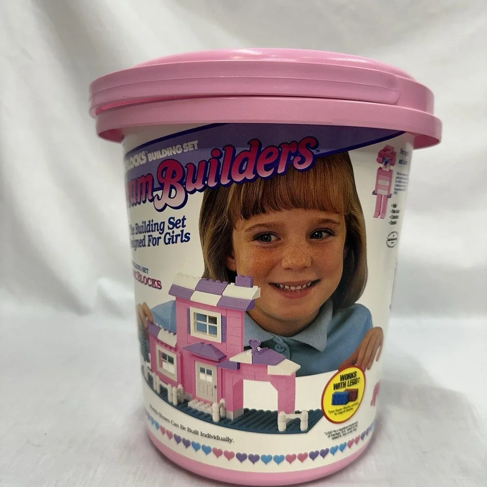 1990 Tyco Super Blocks Dream Builders INCOMPLETE Set 5420 Girls Compatible w Leg